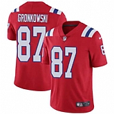 Nike New England Patriots #87 Rob Gronkowski Red Alternate NFL Vapor Untouchable Limited Jersey,baseball caps,new era cap wholesale,wholesale hats